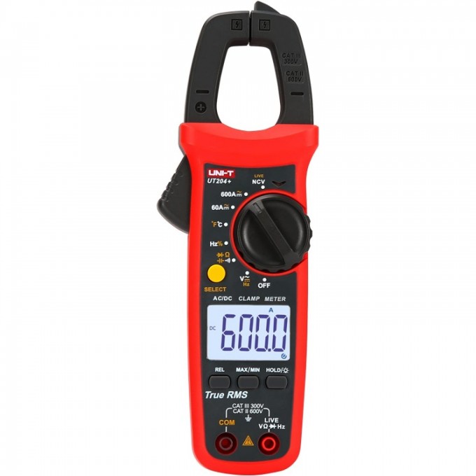 Клещи токоизмерительные UNI-T UT204+ 13-1064 Клещи токоизмерительные UNI-T UT204+ 13-1064