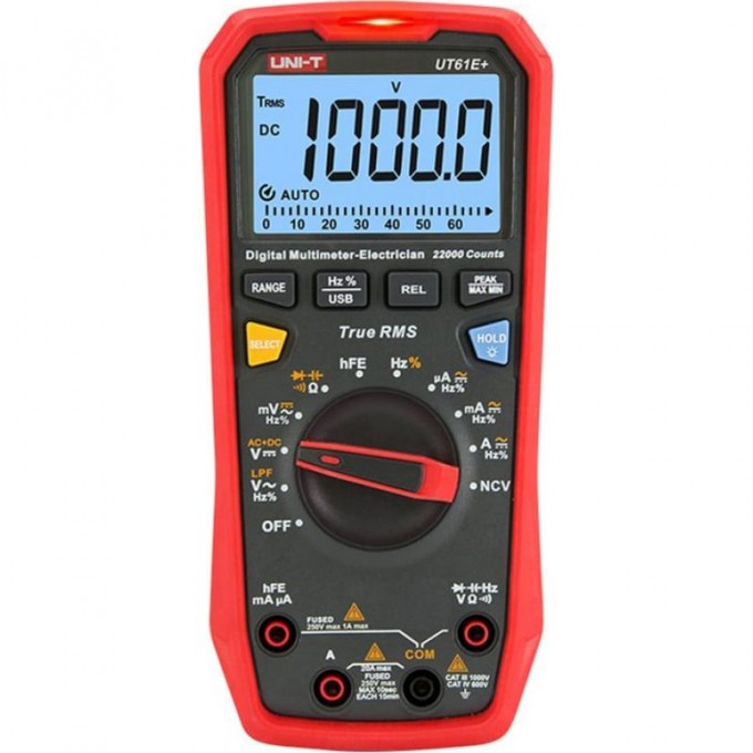 Профессиональный мультиметр UNI-T UT61E+ 13-0094